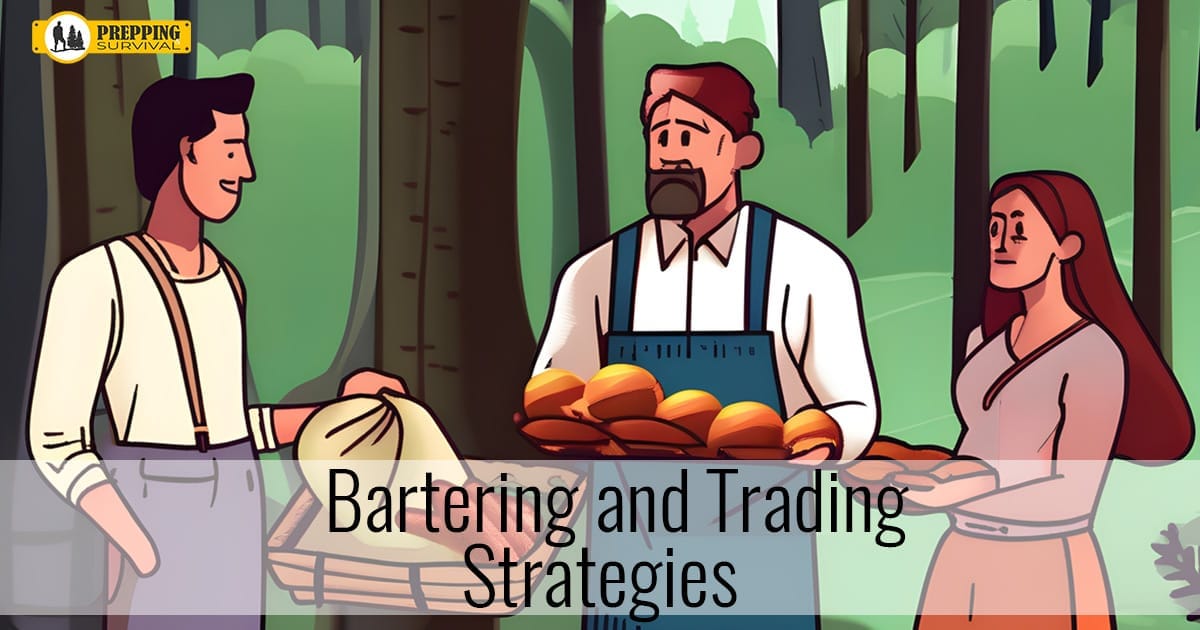 Bartering and Trading Strategies When Resources are Scarce