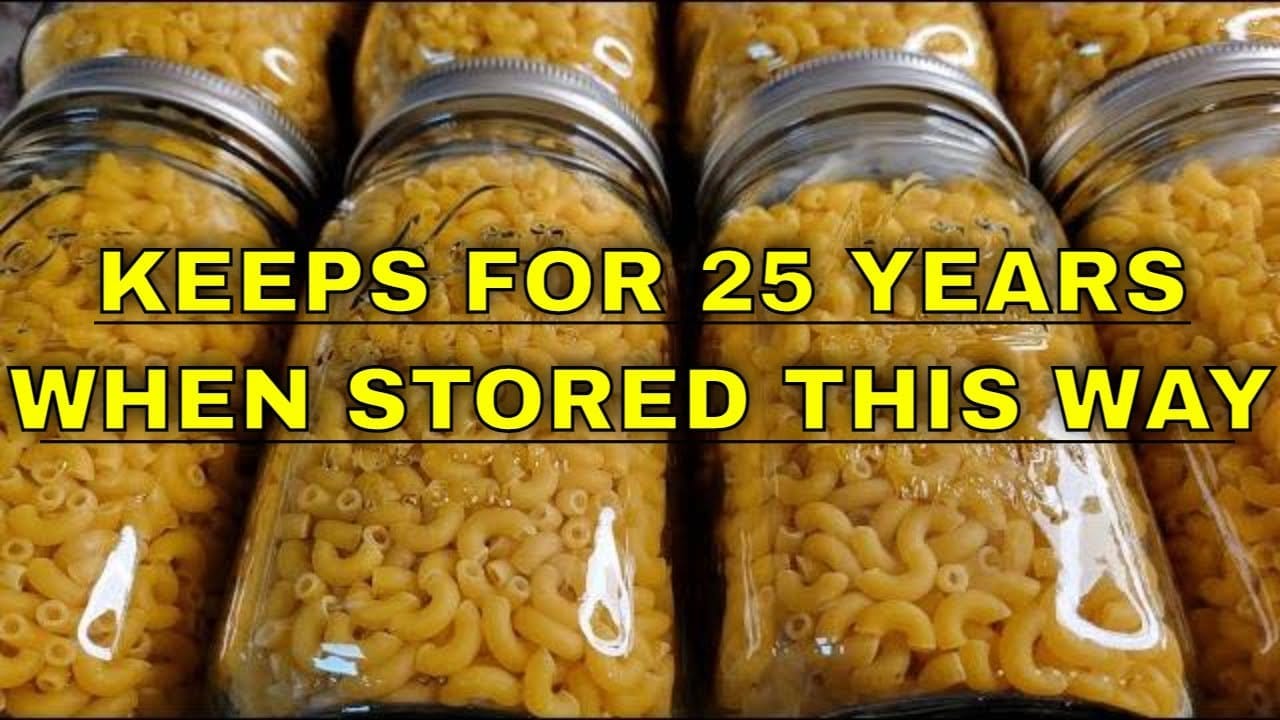 BEST FOOD TO PRESERVE FOOD FOR LONG TERM – NO SPECIAL TOOLS OR EQUIPMENT NEEDED