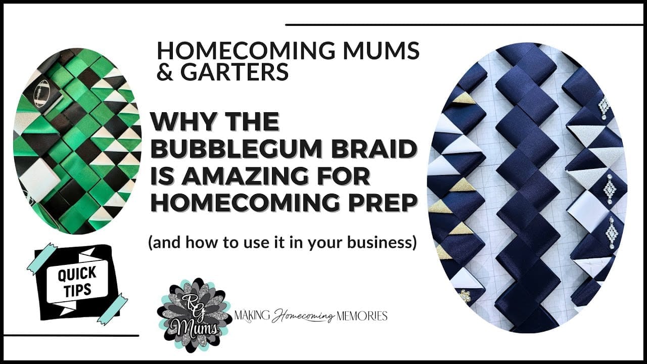 Using The Bubblegum Braid In Your Homecoming Business | HOCO Prep Tips & Tutorials Business Owners