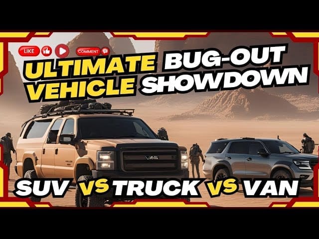 Epic Bug-Out Vehicle Showdown: SUV Vs. Truck Vs. Van #bugoutvehicleshowdown @canadianprepper