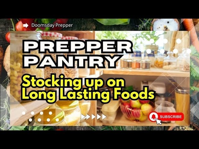 Prepper Pantry: Stocking Up On Long-Lasting Foods | #prepperpantry #weeklymealprepping @diypreppertv