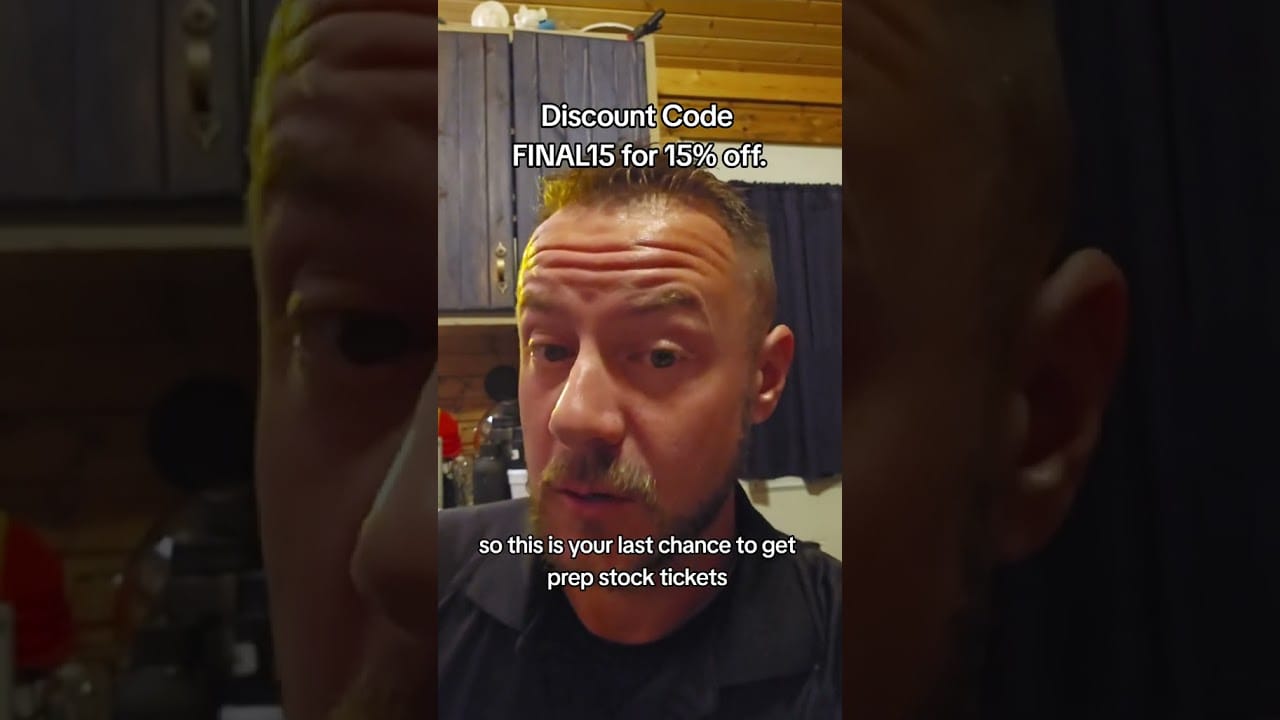 15% OFF Tickets… Is This The Best Deal Ever? #survival #prepping #shtf