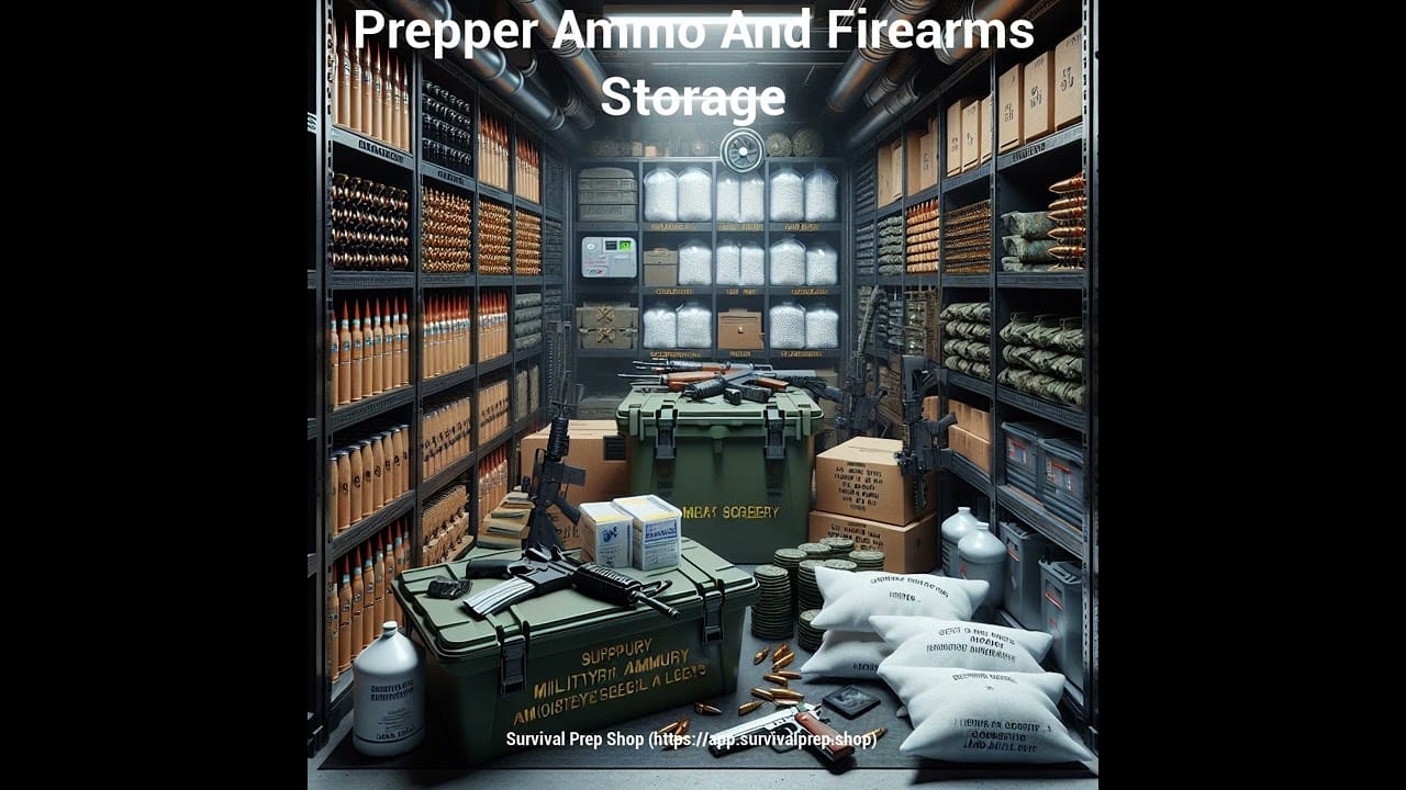 Prepper Ammo And Firearms Storage
