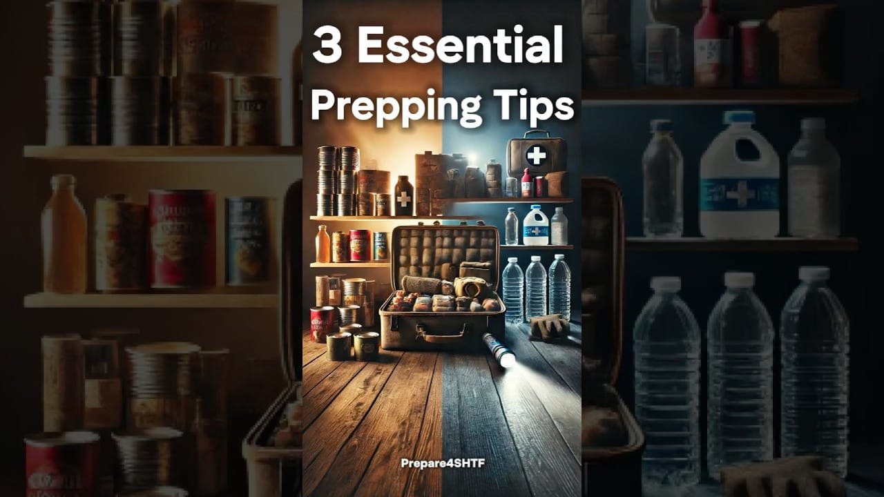 3 Essential Prepping Tips For Beginners #prepping #shorts #howto