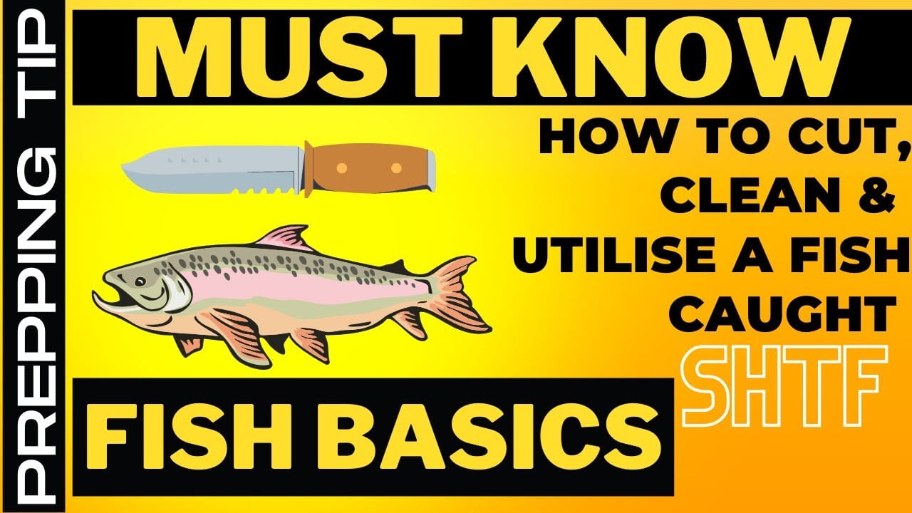 Prepping And Survival MUST Know Tips | How To Clean A Fish | Emergency Preparedness