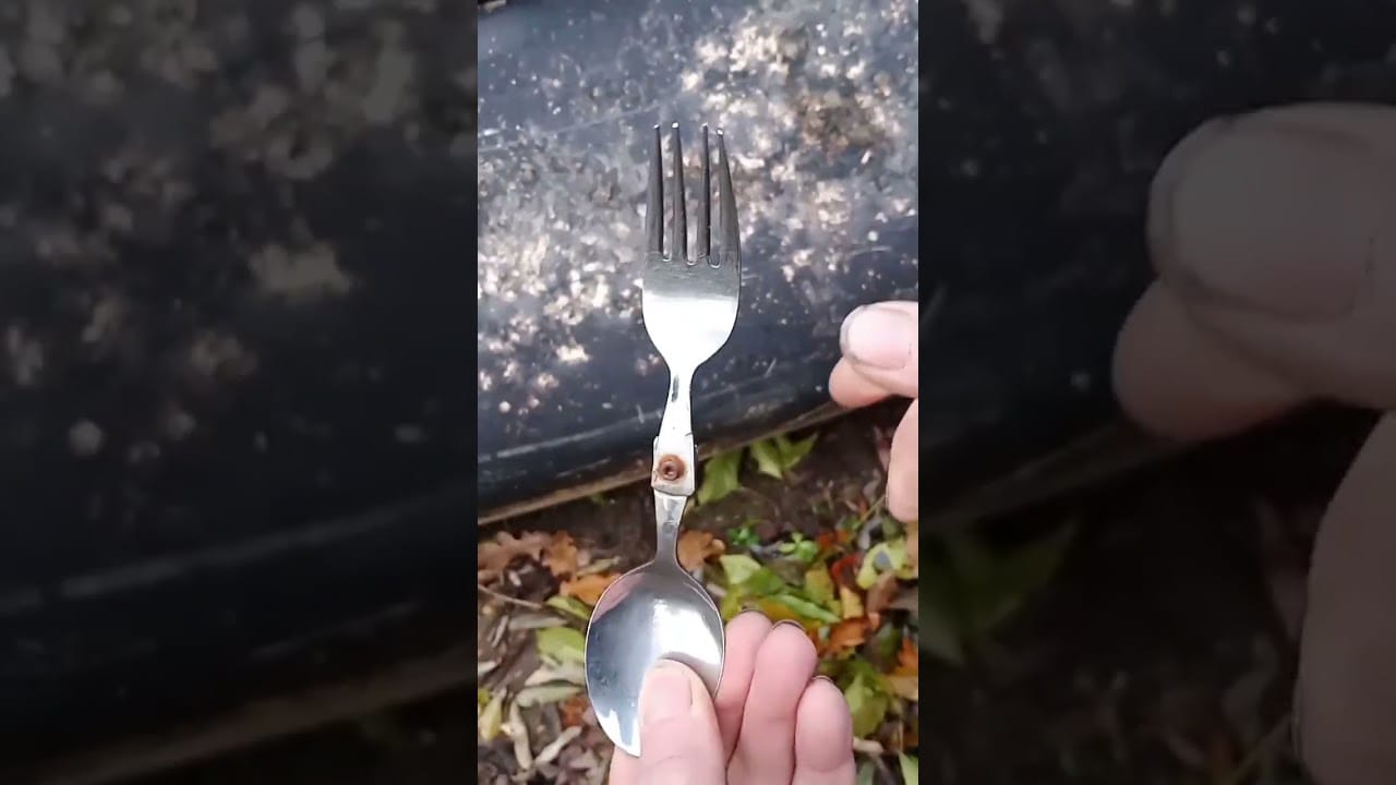 Make Your Own Spork! #diy #bushcraft #camping #prepping  #scouting #survival