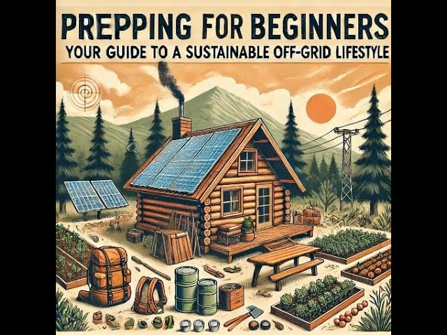 Prepping Tips For Beginners: Your Guide To A Sustainable Off-Grid Lifestyle