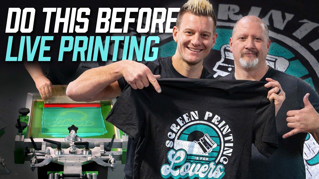 Live Printing Prepping Tips | Deep Dive With Colin