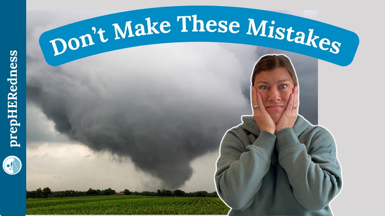 5 Prepping Tips For Severe Weather…Don’t Wait For A Disaster To Get Prepared.