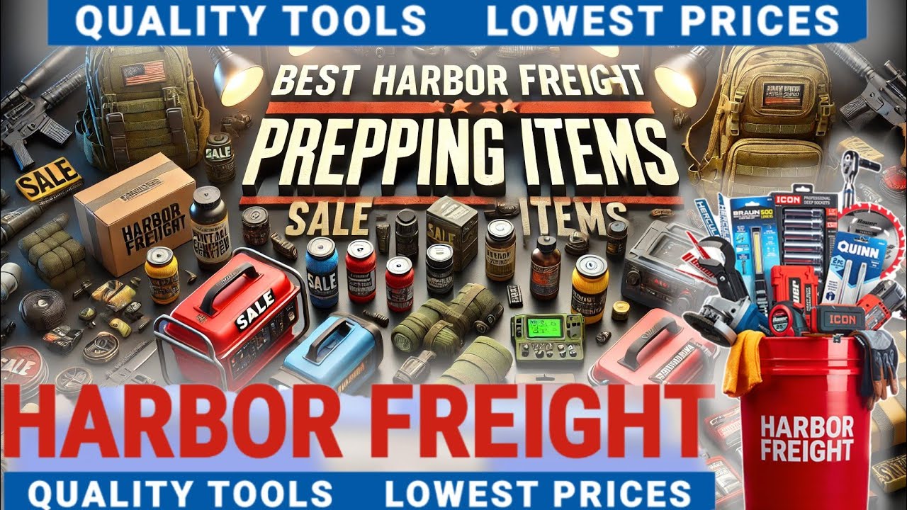 Best Harbor Freight Prepping Items: Budget Prepping & Survival Gear