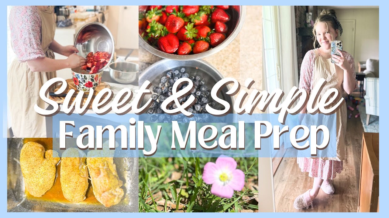 Realistic & Budget Friendly Family Meal Prep & Tips | Prep With Me