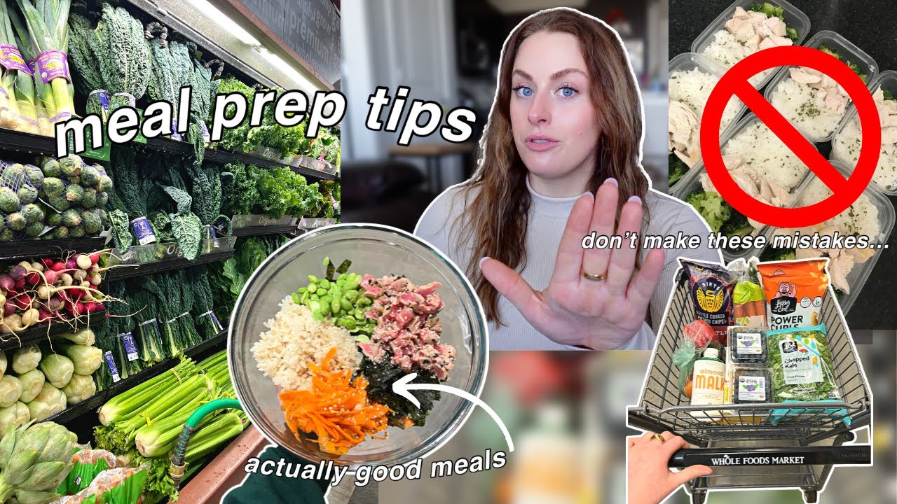 MEAL PREP Tips & Tricks YOU NEED TO KNOW (beginner Friendly + How To Stop Making Boring Food)
