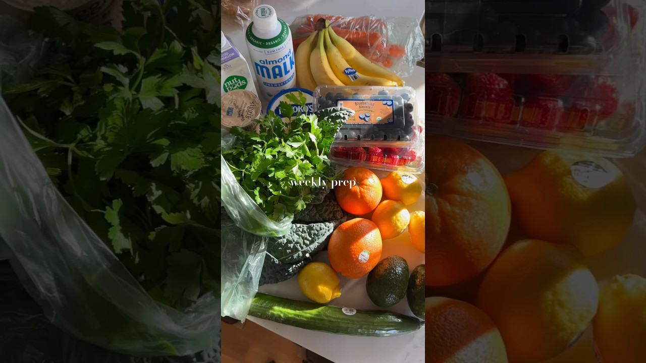Weekly Fridge Prep #mealideas #mealprepideas #mealprep #healthtips