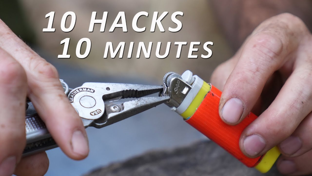 10 Survival And Bushcraft HACKS You Probably Didn’t Know!