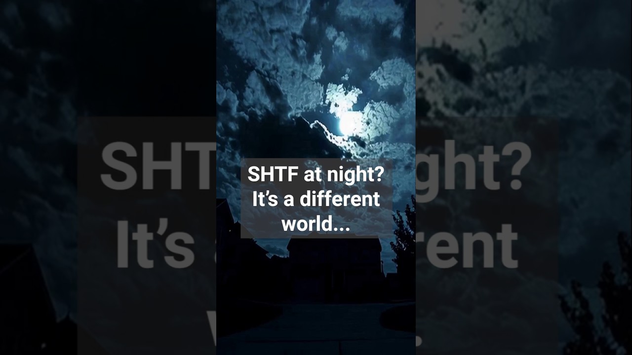 SHTF At Night: How To Survive In Total Darkness. Prepping Tips For Blackouts #prepping  #shorts