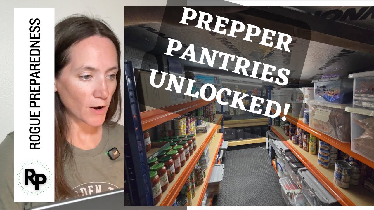 What’s Actually In A PREPPER PANTRY When The World Shuts Down?
