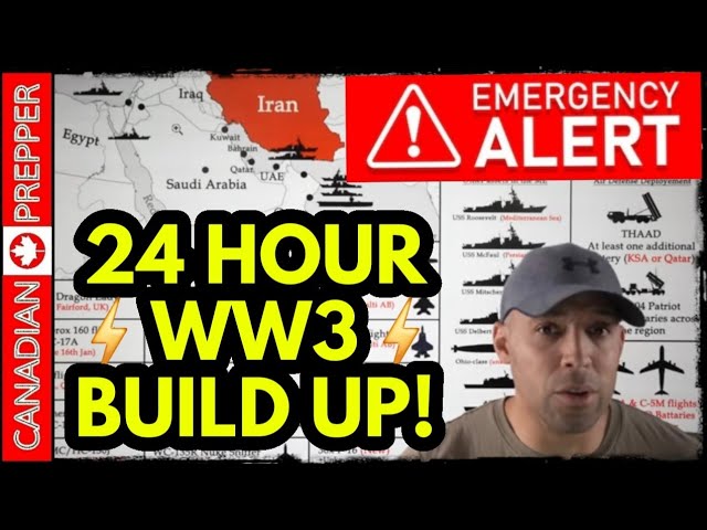⚡ALERT: INSANE 24 HOUR MILITARY BUILD UP! Negotiations Have FAILED. Hormuz Strait TEMP CLOSED!