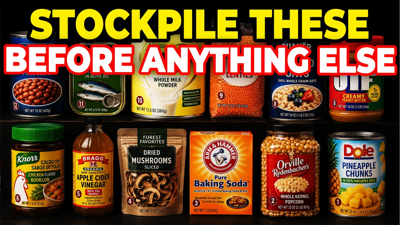 12 Foods Smart Preppers Buy First (Everyone Else Ignores Them)