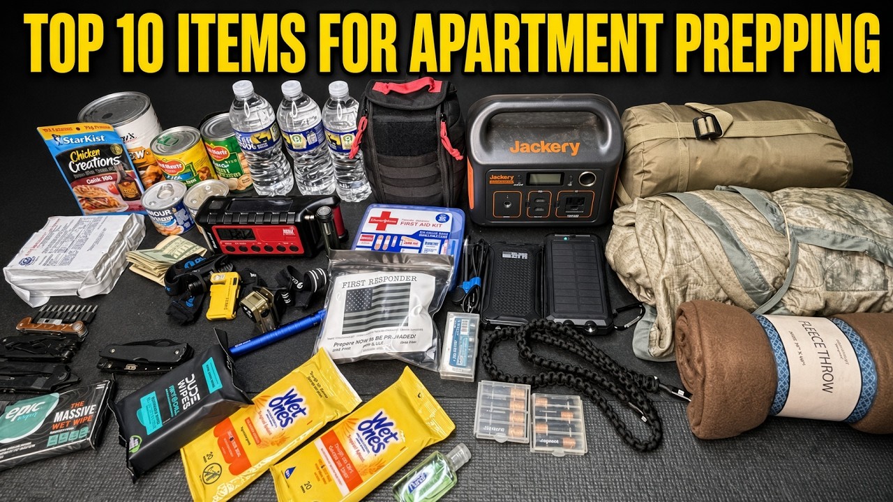 Top 10 Items For Prepping In An Apartment