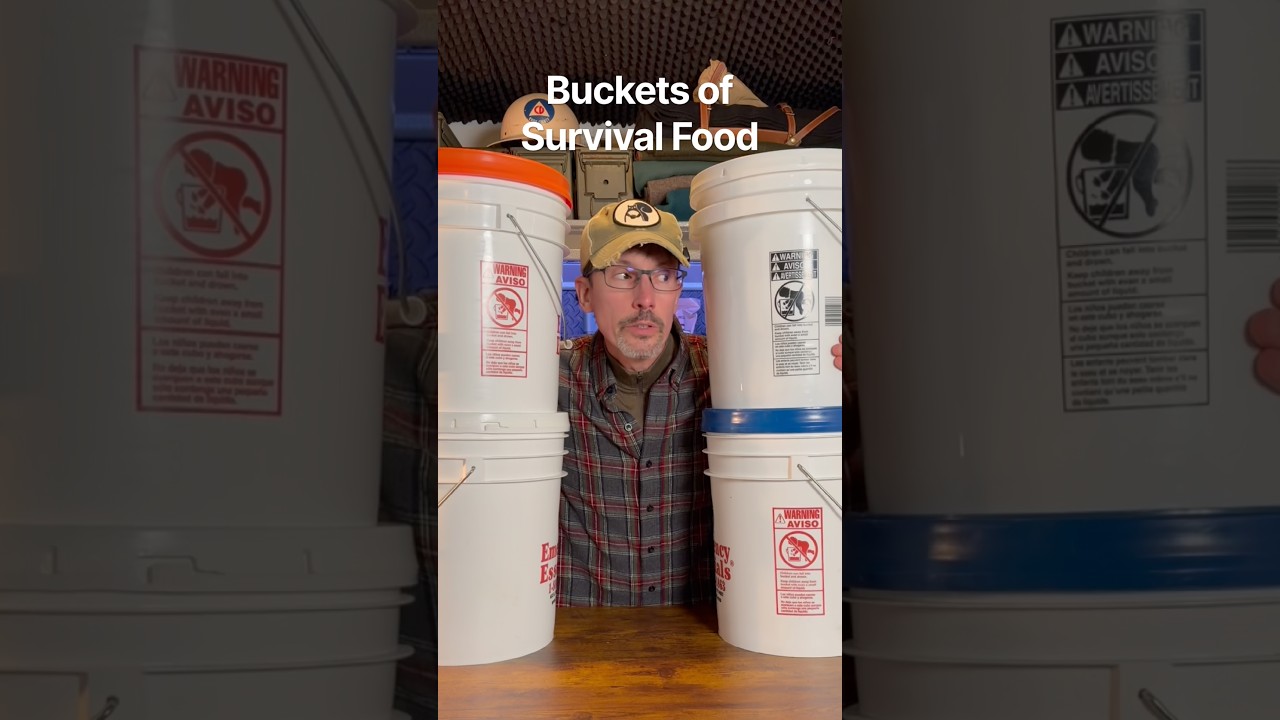 Stocking Buckets Of Survival Food – THOUSANDS Of Calories